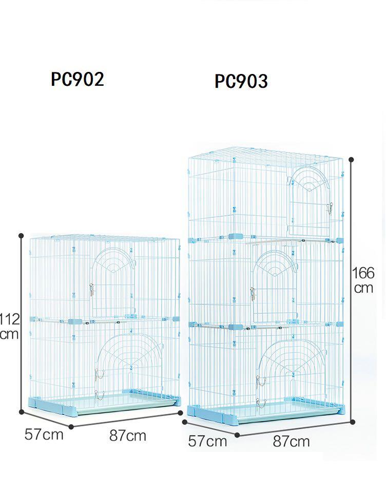 日本IRISPC-702趟盤式雙層貓籠